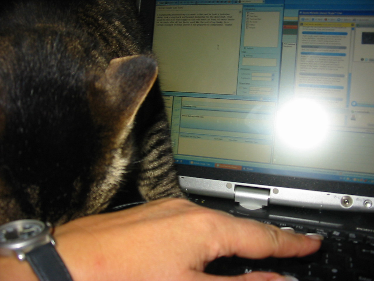 Ben on computer
