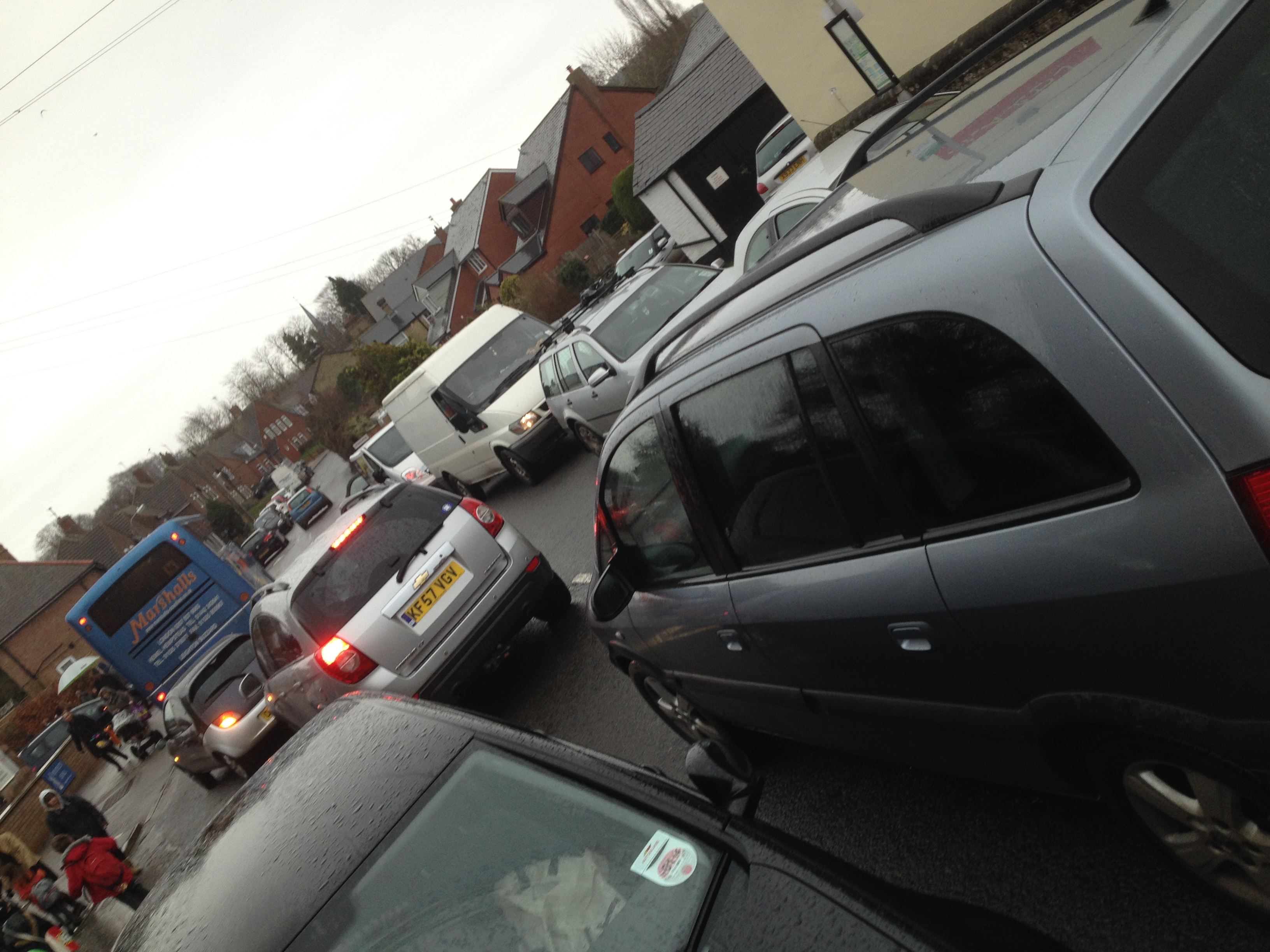 Parking outside school