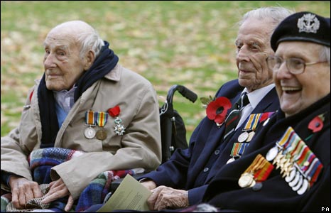 WW1 veterans, vulnerable to cut backs